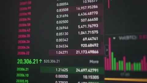 Economic information, analysis of investment data Stock Footage 202638852