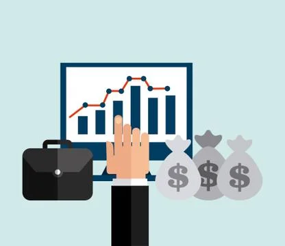Economic obligations design Stock Illustration