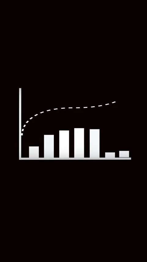 Economic progress development technology innovation data animation vertical.. Video stock 321627835