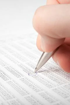 Economical analysis Stock Photos