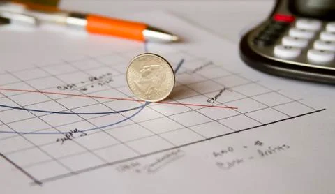 Economics and math Stock Photos