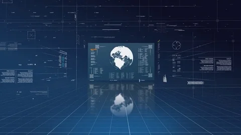 Economy around its axis Stock Footage