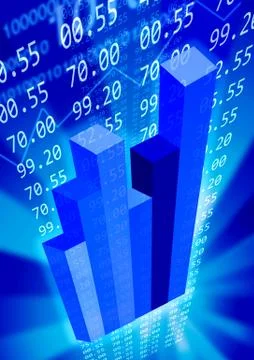 Economy background Stock Illustration