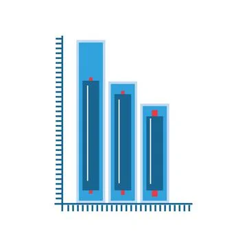 Economy chart decrease イラスト素材
