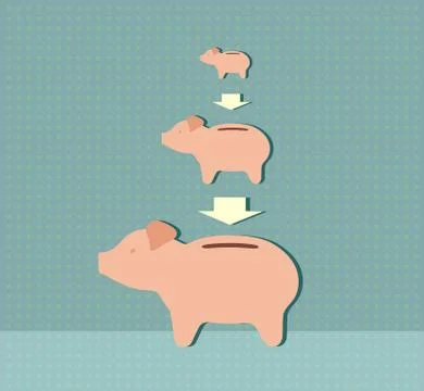 Economy concept Stock-Illustration