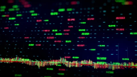 Economy Dashboard Stock Footage 172193284
