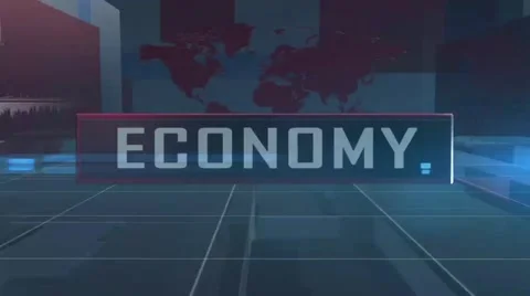 Economy News After Effects stock