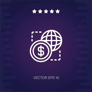 Economy vector icon Stock Illustration