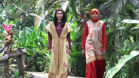 Ecoprint Batik Stock Footage 287312678