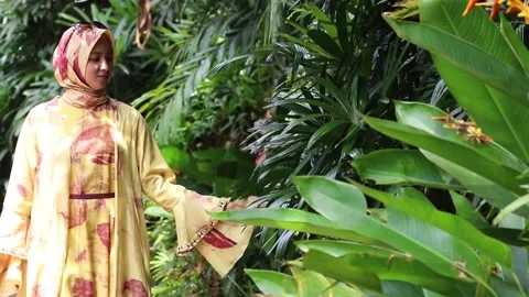 Ecoprint Batik Stock Footage 287313001