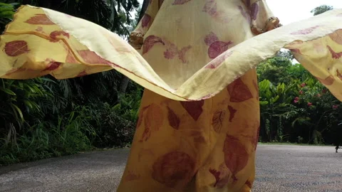 Ecoprint clothes Stock Footage 221807139