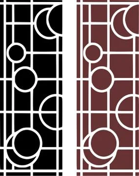 Ecorative vector panels for laser cutting. Template for interior partition イラスト素材