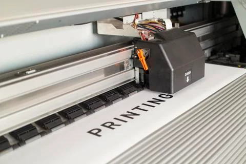 Ecosolvent printer Stock Photos