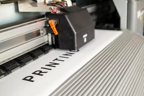 Ecosolvent printer Stock Photos