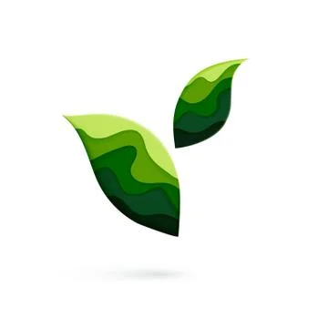 Ecosystem logo concept. Ecology and care about nature. Vector illustration Stock Illustration