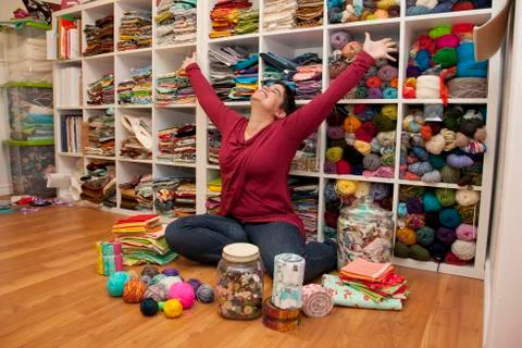 Ecstatic about crafting Stock Photos