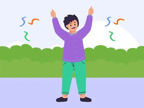 Ecstatic Concept Illustration Stock Illustration