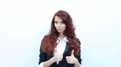 Ecstatic young lady Video stock 8961552