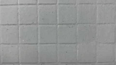 ECU Subway Wall with Small Mosaic Tiles, Urban Texture Background Stock Footage 331210259