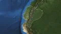Ecuador. 3d earth in space - zoom in on Ecuador contoured 4k 4k or 4k+ Resolution