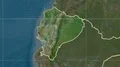 Ecuador and neighborhood. Satellite 4k or 4k+ Resolution