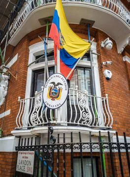 Ecuador embassy. Stock Photos