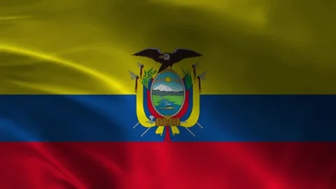 Ecuador Flag Stock Footage 336903479