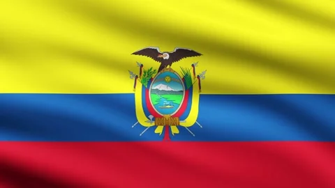 Ecuador Flag Waving Animation Background Full Screen Flag Of Ecuador Animated Stock Footage 268504782