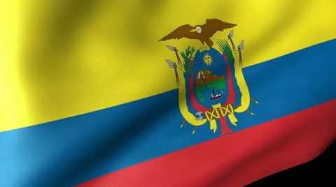 Ecuador Flag Waving Stock-Footage 12204930