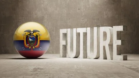 Ecuador. Future  Concept. Stock Illustration
