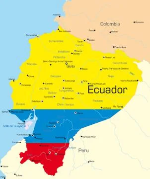 Ecuador Stock-Illustration