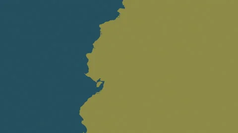 Ecuador map - drive. Glow. Pattern. Stock Footage 148163052