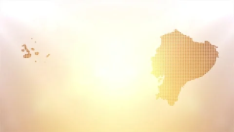 Ecuador Map Opener Stock Footage 247888761