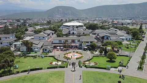 Ecuador, Quito – Ciudad Mitad del Mundo, Equator Monument [8K] Stock Footage 331489461