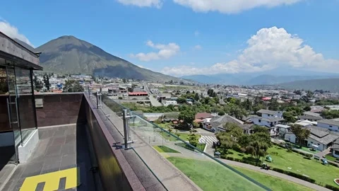 Ecuador, Quito – Ciudad Mitad del Mundo, Equator Monument [8K] Vídeo Stock 331489529