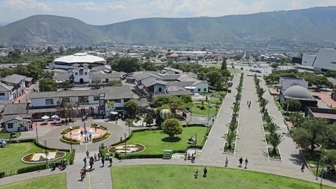 Ecuador, Quito – Ciudad Mitad del Mundo, Equator Monument [8K] Stock Footage 331489628