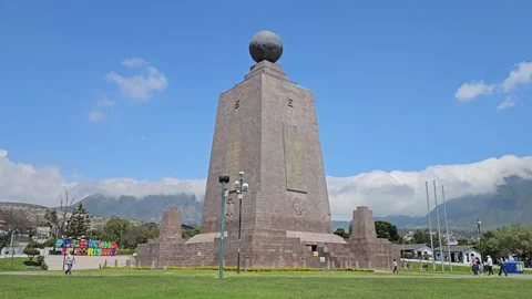 Ecuador, Quito – Ciudad Mitad del Mundo, Equator Monument [8K] Stock Footage 331489968