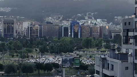 Ecuador. Quito. Drone Stock Footage 90513152