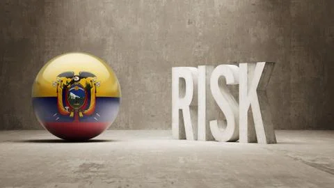 Ecuador. Risk Concept. Stock Illustration