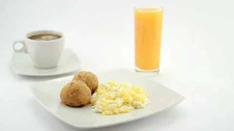Ecuadorian breakfast Video stock 10862170