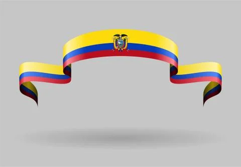 Ecuadorian flag background. Vector illustration Stock Illustration