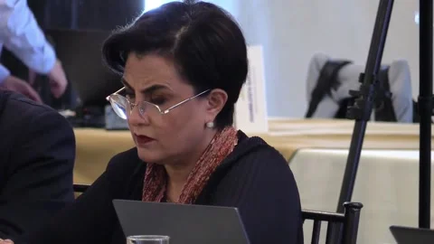 Ecuador's Legislative Commission prepares report on impeachment of Foreign Minis Stock Footage 280289250
