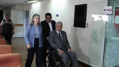 Ecuador's prosecutor's office seeks six years and six months in prison for forme Stock Footage 339092681