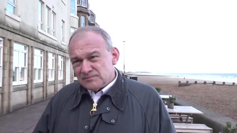 Ed Davey comments on his party's decision to support the draft Scottish budget Stock Footage 328828293