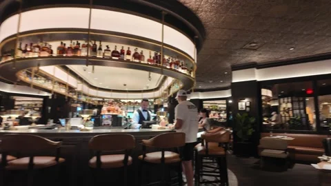 ED: LV, NV, US 8/25/25: Luxury Dining Experience in a Modern Las Vegas Stock Footage 317763653