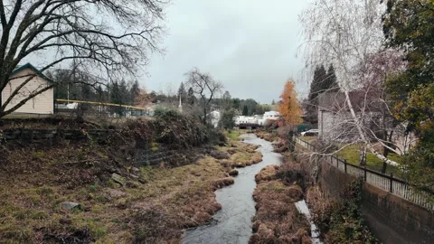 ED sutter creek on a rainy day 2 Video stock 260677568