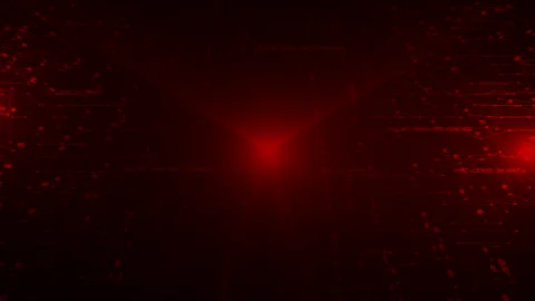 Ed System Alert HUD Cybersecurity Breach Visualization 4K Stock Footage 332150291