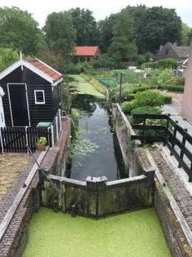 Edam Canal Stock Photos