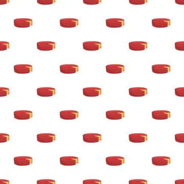 Edam cheese wheels seamless vector pattern background Illustrazione stock