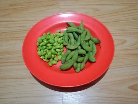 Edamame beans Foto stock